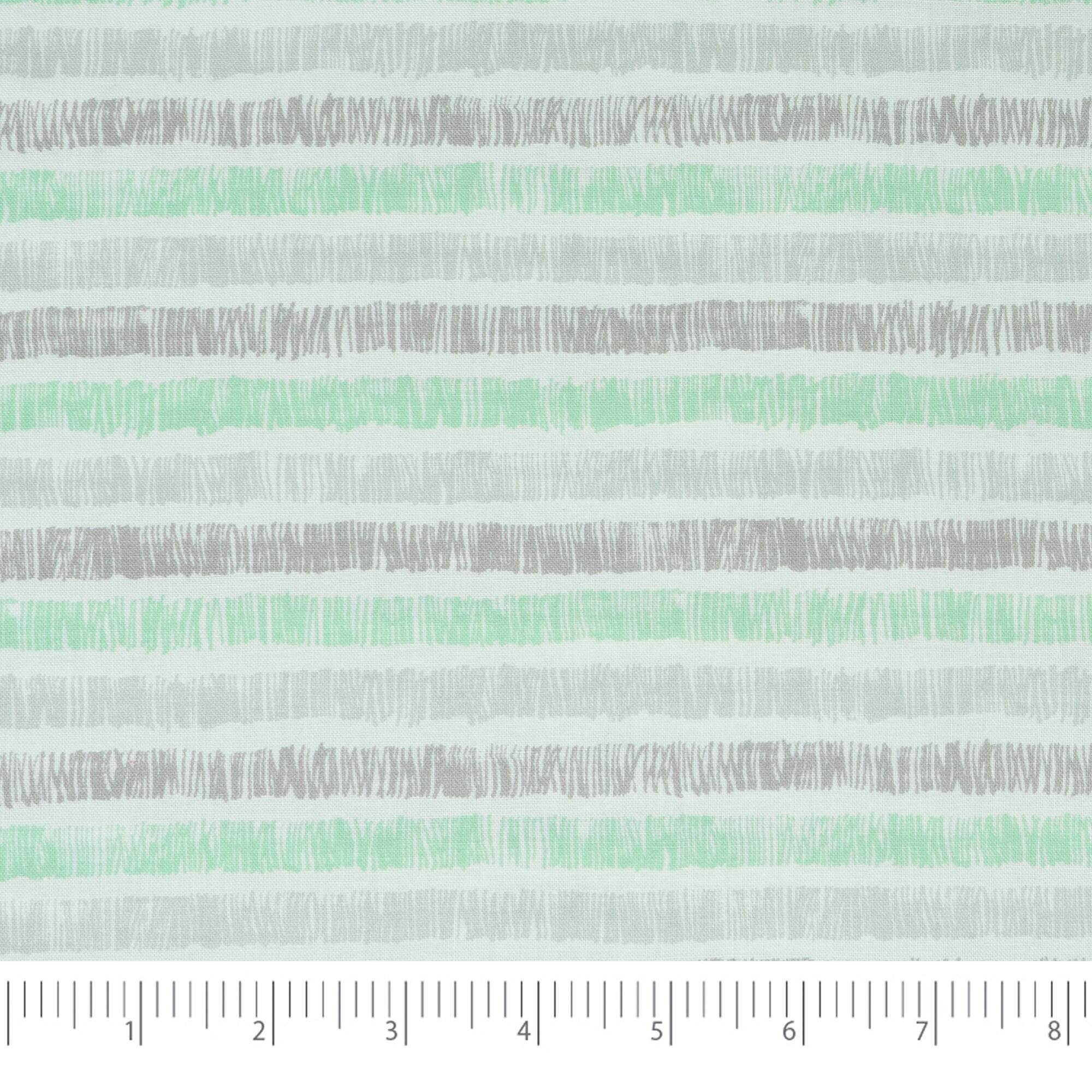 SINGER Cactus Days Stripe Print Cotton Fabric